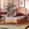 Baxton Studio Shiro Mid-Century Modern Ash Walnut Finished Wood Twin Size Platform Bed 182-11104-11159-Zoro - alternate 9